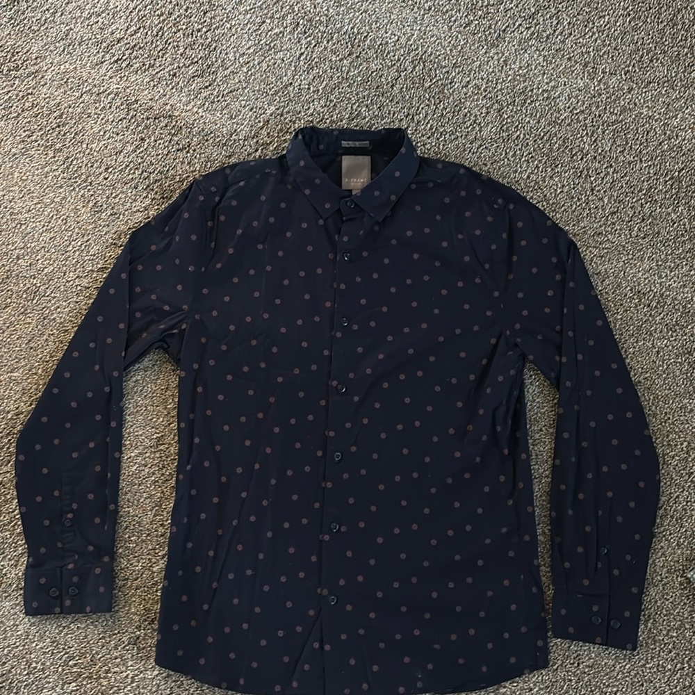 A FRAME by Stitch Fix men’s long sleeve button down.